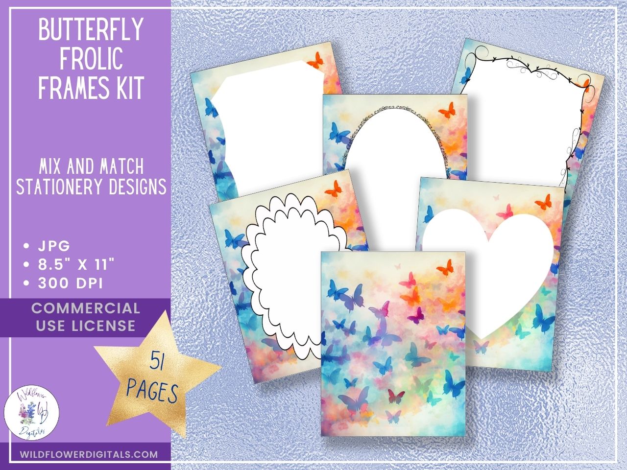 mockup of frames kit mix and match stationery designs