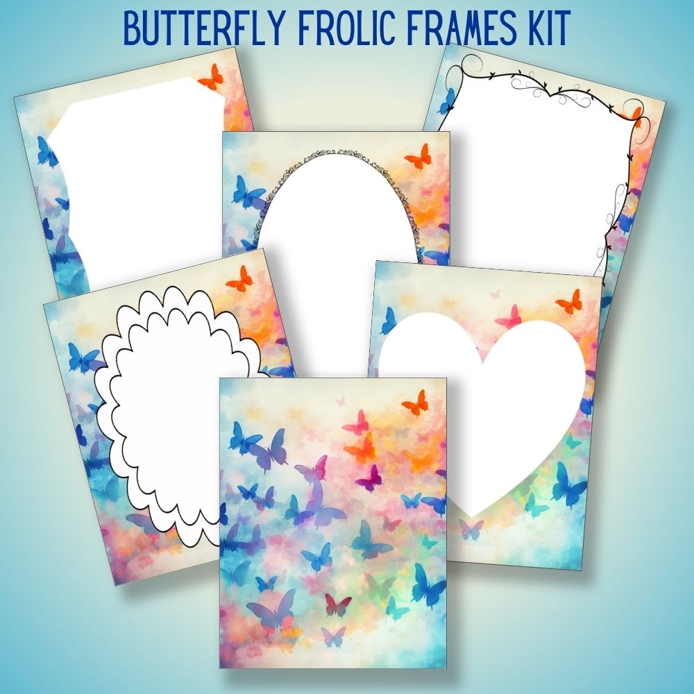 mockup of frames kit mix and match stationery designs