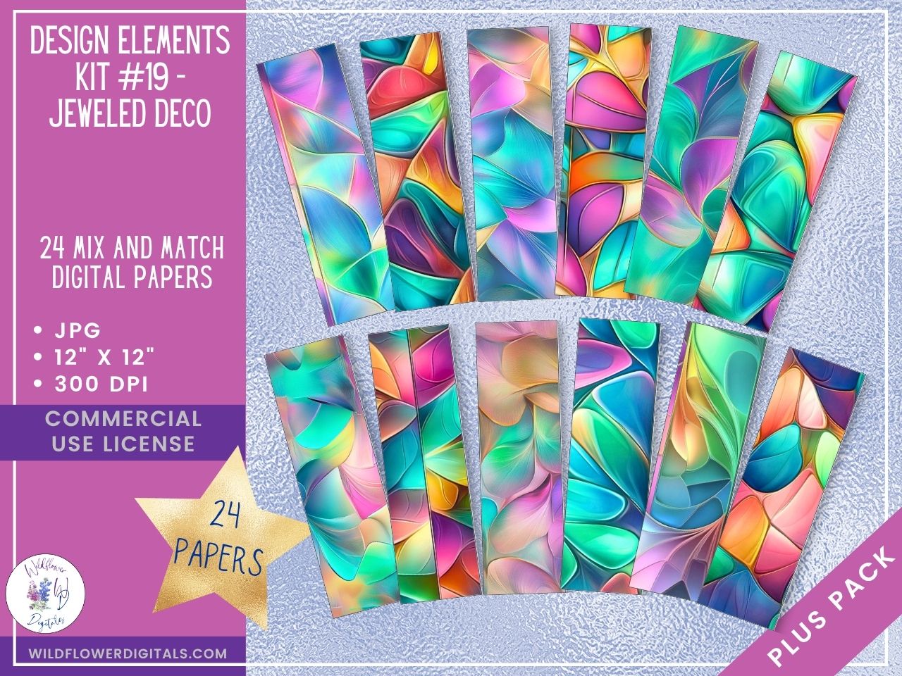 mockup of design elements club digital papers stationery mix and match membership