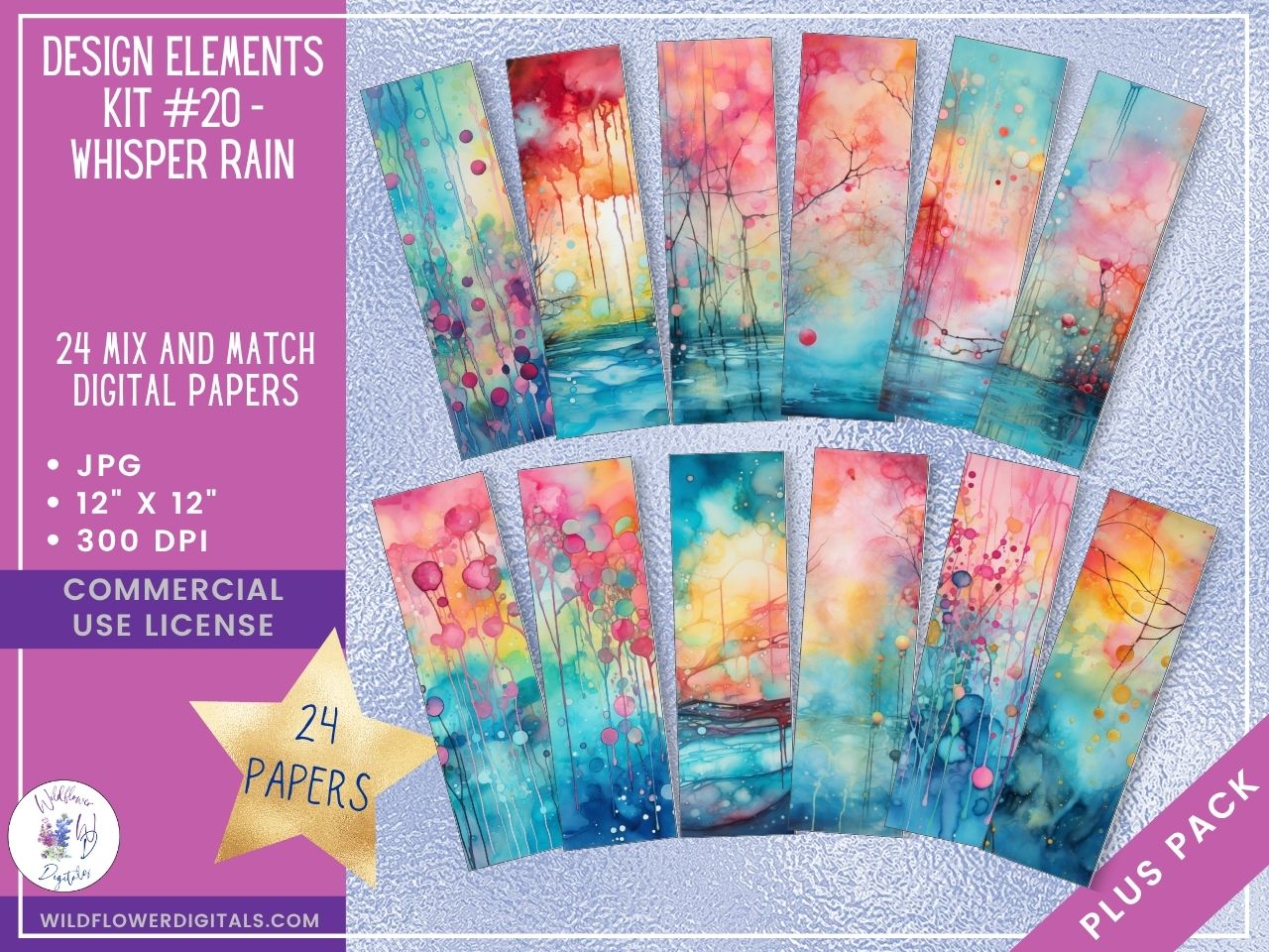 mockup of design elements club digital papers stationery mix and match membership
