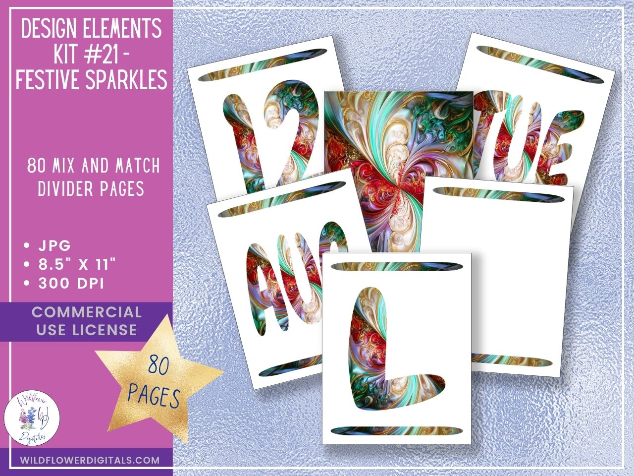 mockup of design elements club digital papers stationery mix and match membership