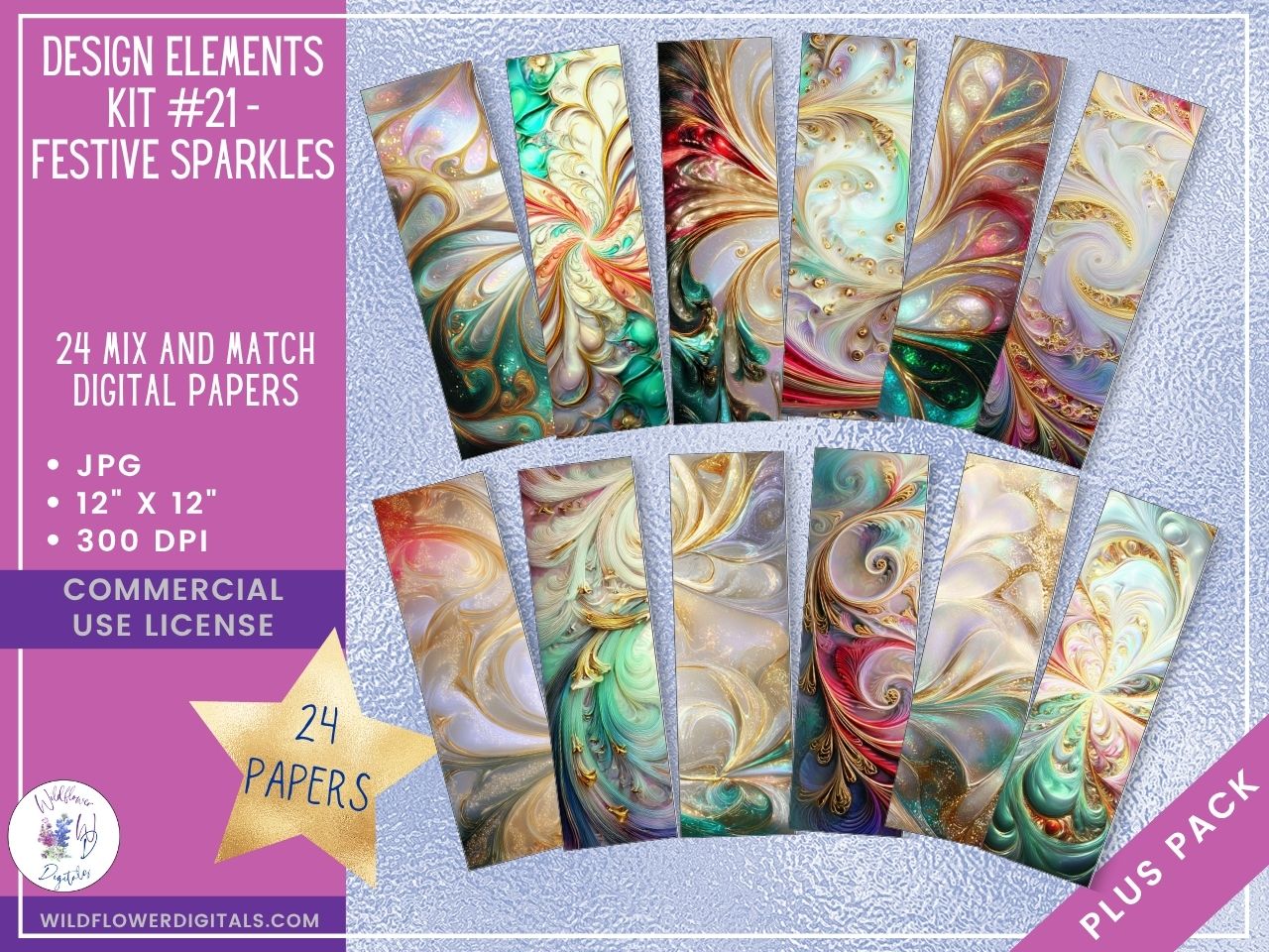 mockup of design elements club digital papers stationery mix and match membership