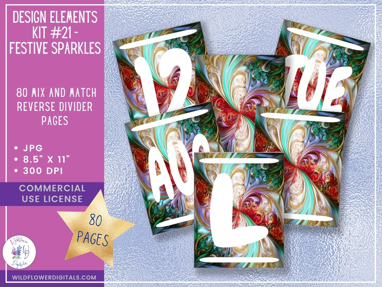 mockup of design elements club digital papers stationery mix and match membership