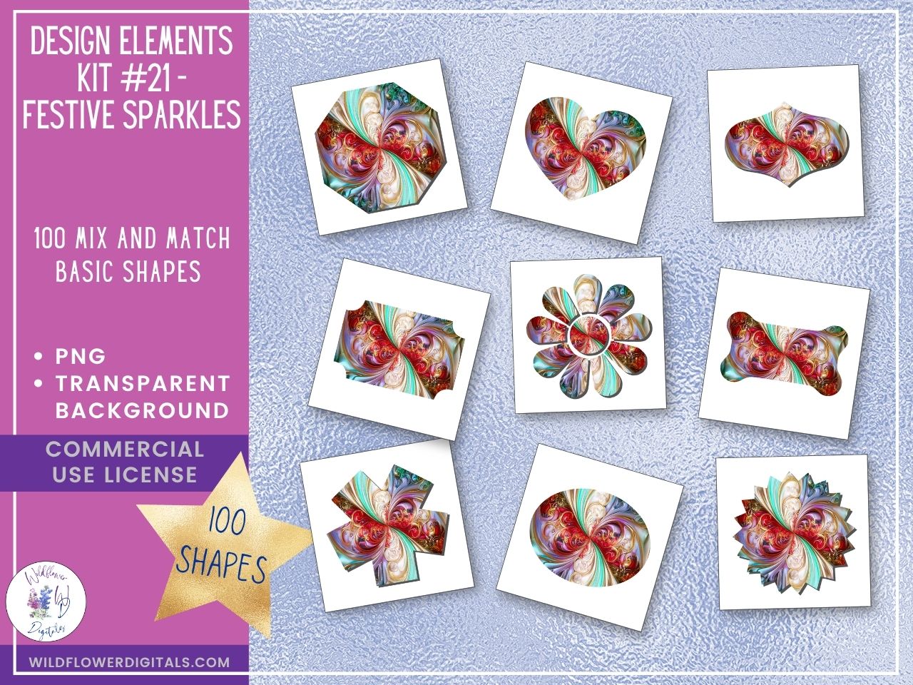 mockup of design elements club digital papers stationery mix and match membership