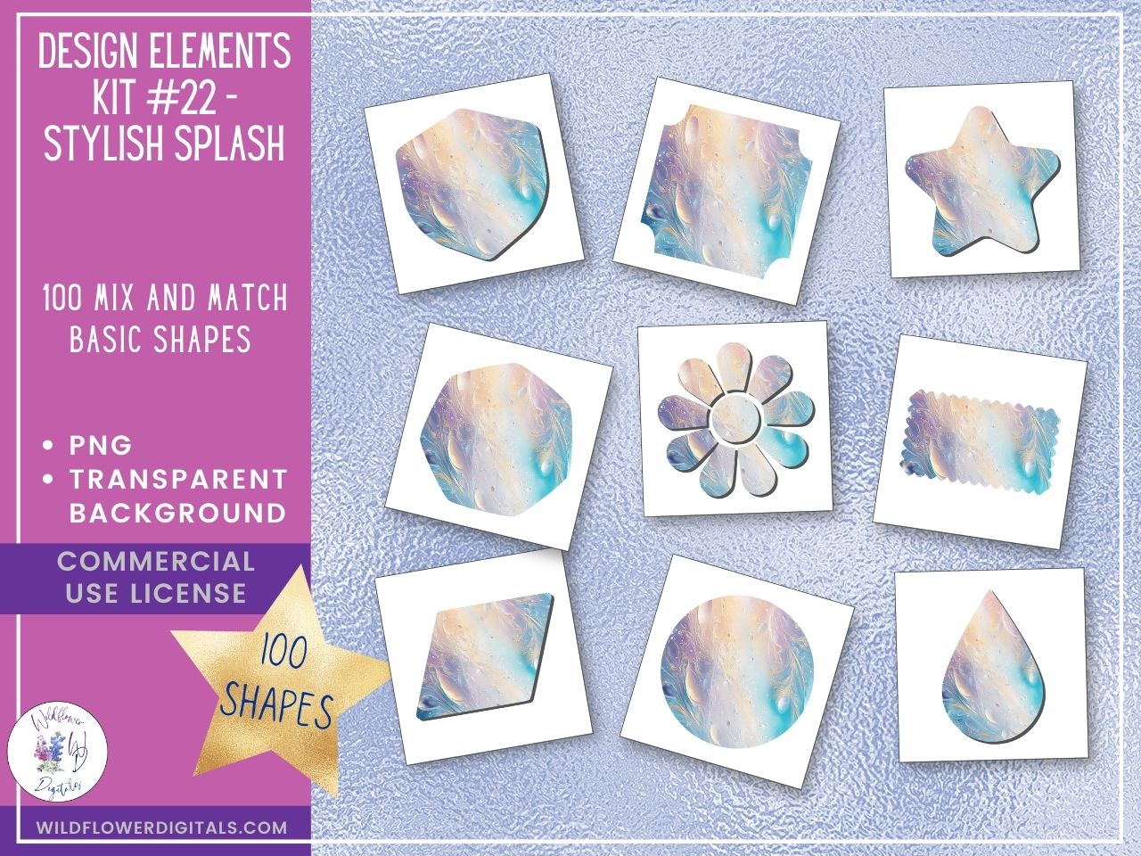 mockup of design elements club digital papers stationery mix and match membership