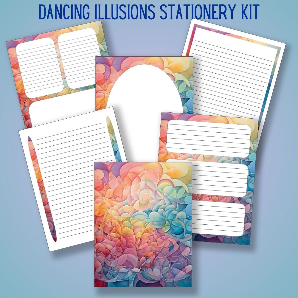 mockup of stationery kit mix and match stationery designs