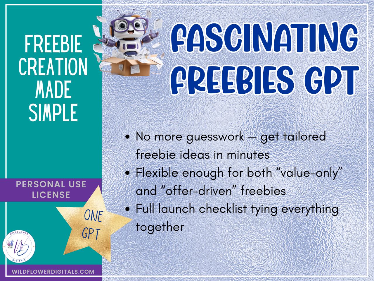 mockup of fascinating freebies gpt business productivity marketing opt-in