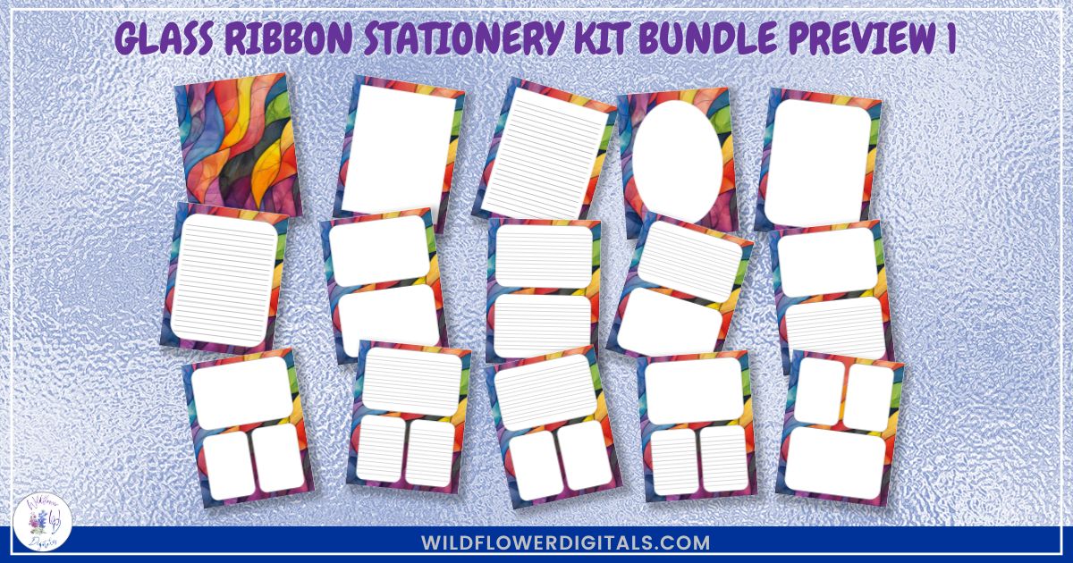 mockup of stationery kit mix and match stationery designs