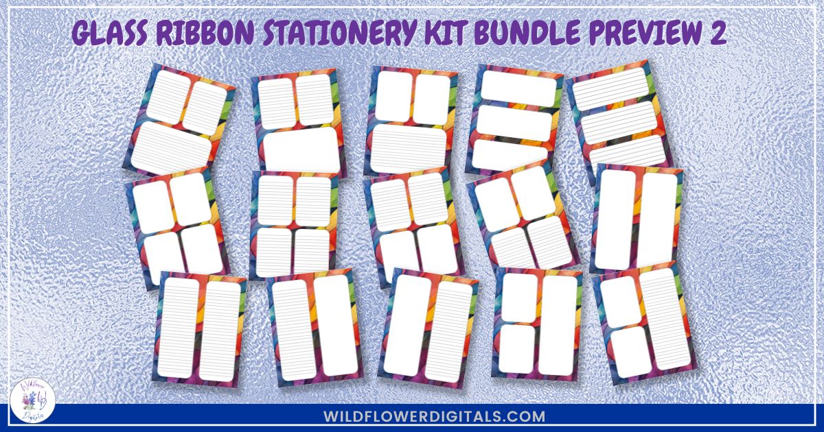 mockup of stationery kit mix and match stationery designs