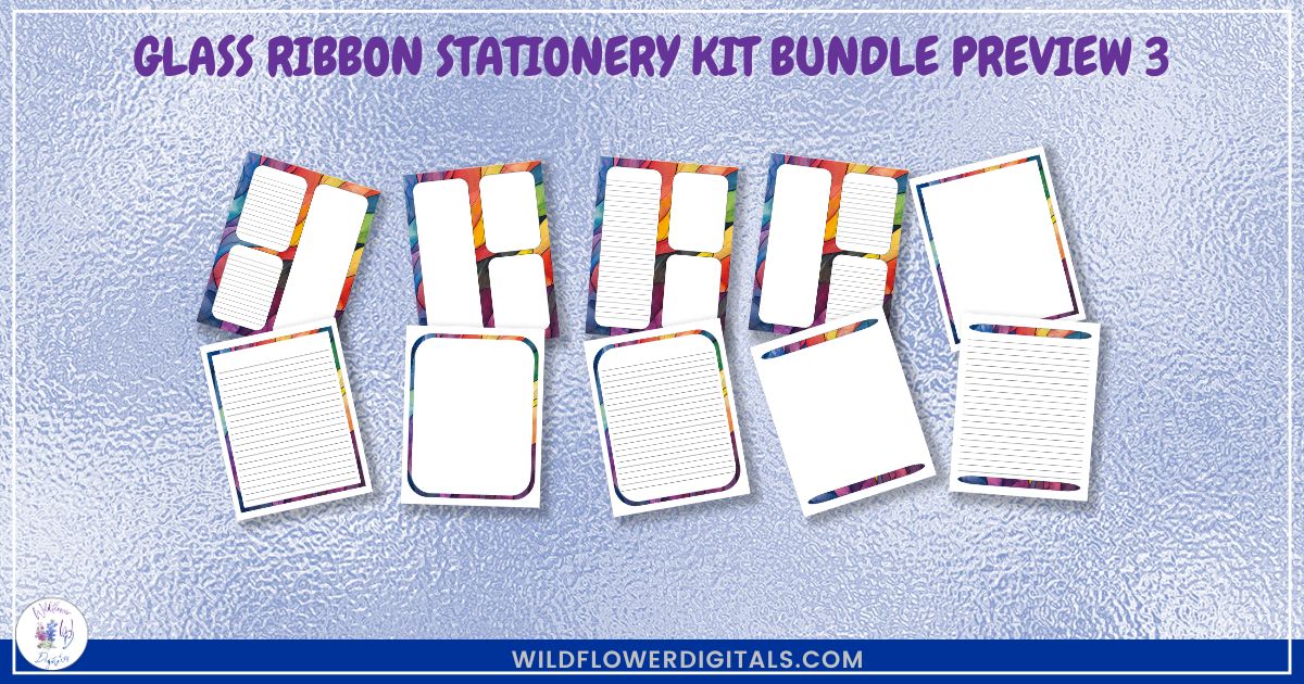 mockup of stationery kit mix and match stationery designs