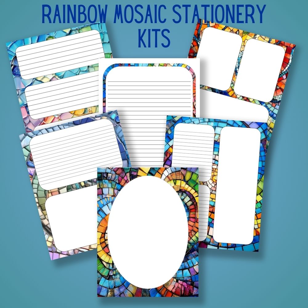 mockup of stationery kit mix and match stationery designs