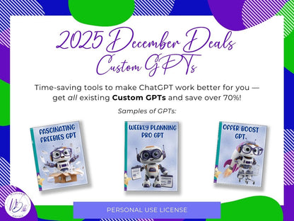 2025 Custom GPTs Bundle