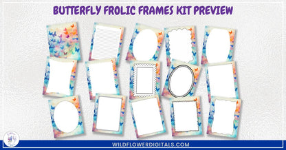 mockup of frames kit mix and match stationery designs