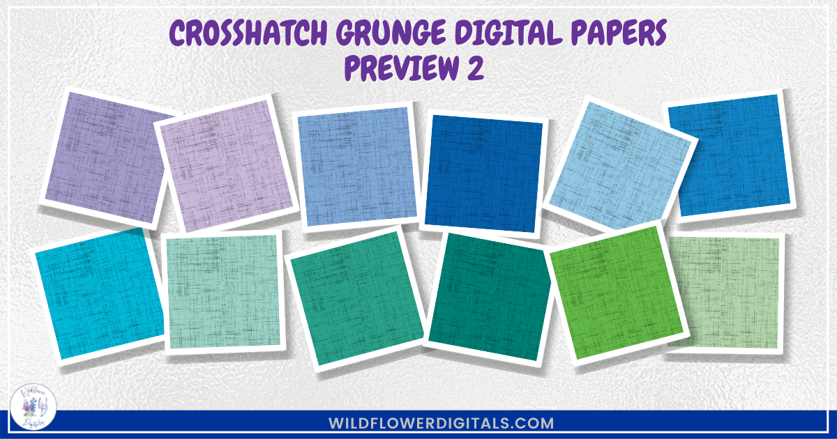 preview mockup of crosshatch grunge digital papers mix and match papers