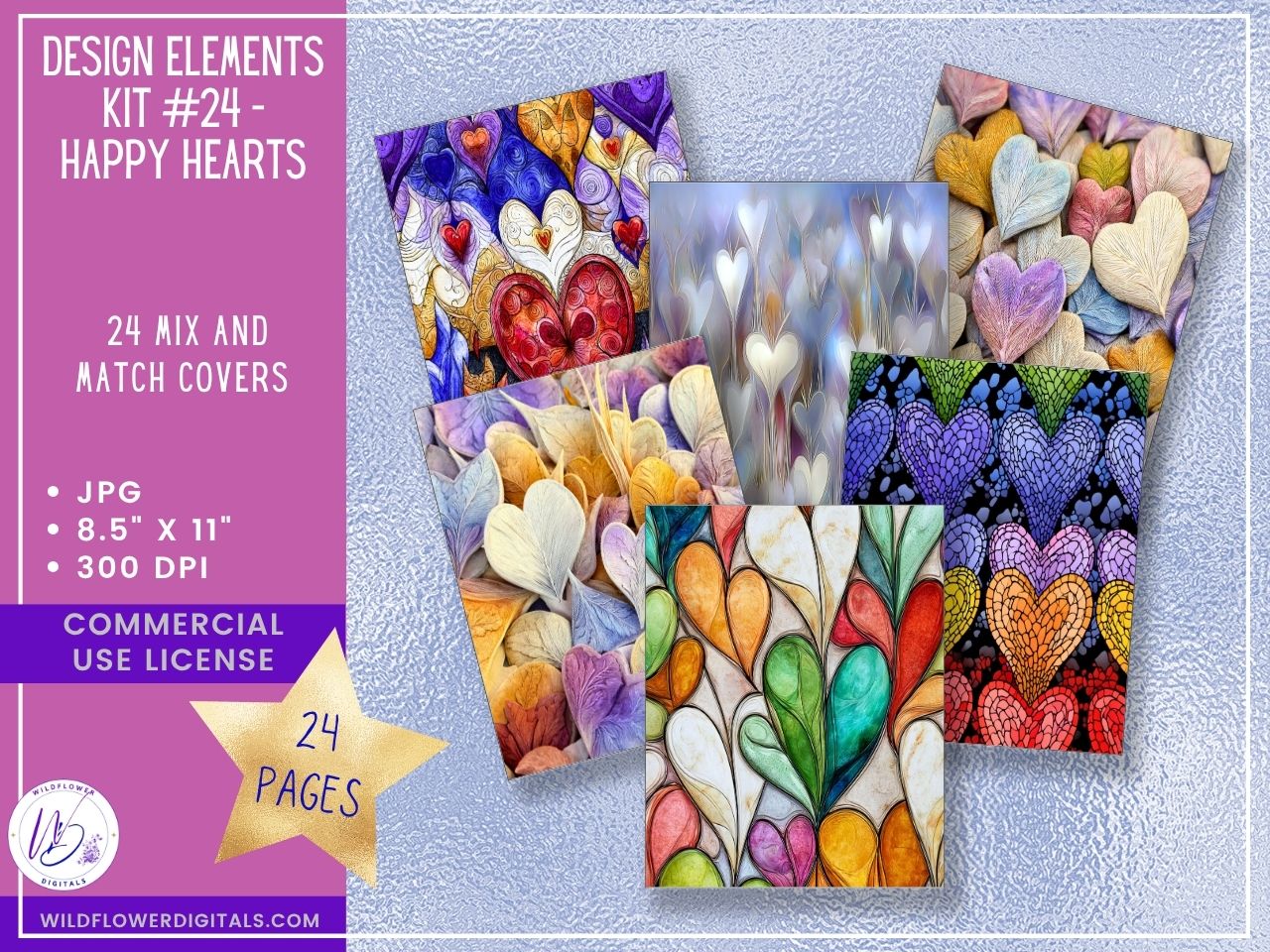 mockup of design elements club digital papers stationery mix and match membership