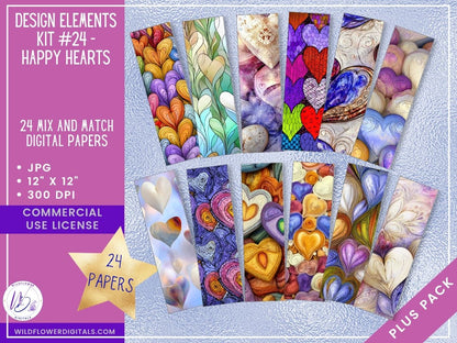 mockup of design elements club digital papers stationery mix and match membership