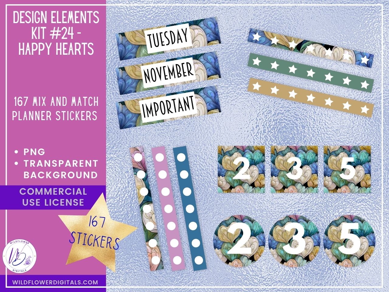 mockup of design elements club digital papers stationery mix and match membership