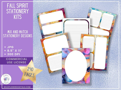 mockup of stationery kit mix and match stationery designs