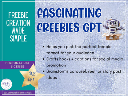 mockup of fascinating freebies gpt business productivity marketing opt-in