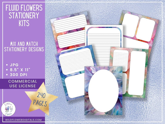 mockup of stationery kit mix and match stationery designs