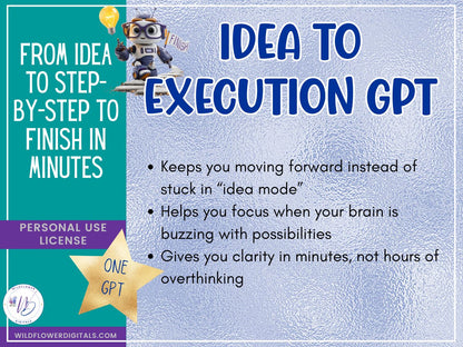 mockup of idea to execution gpt business productivity