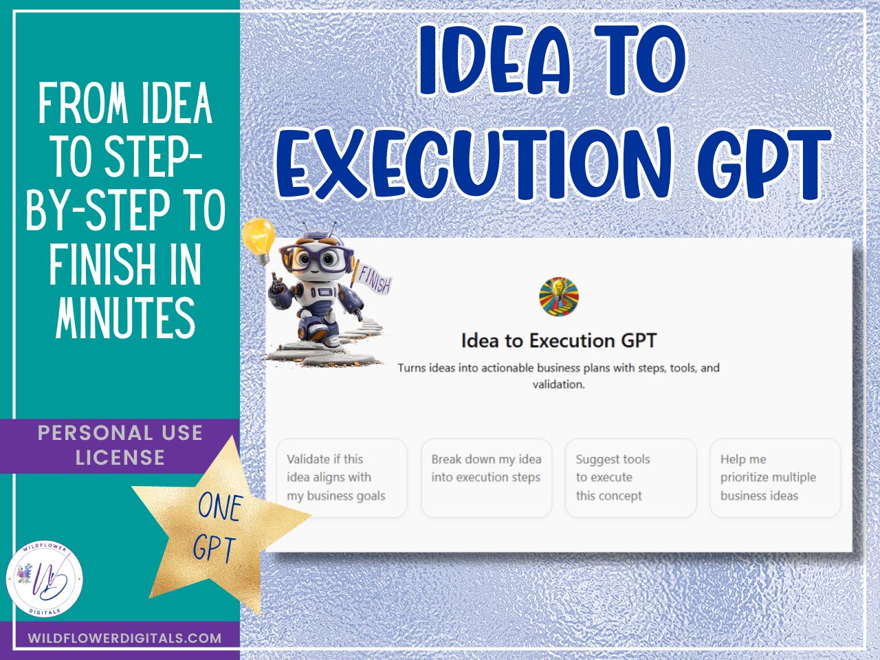 mockup of idea to execution gpt business productivity