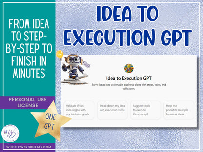 mockup of idea to execution gpt business productivity