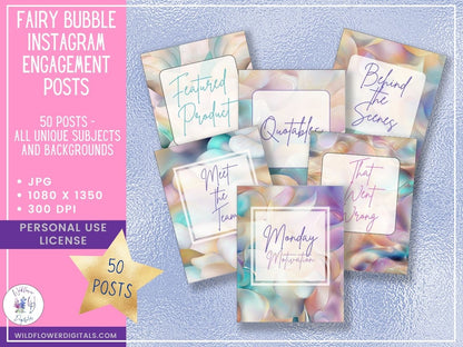 mockup of instagram engagement posts