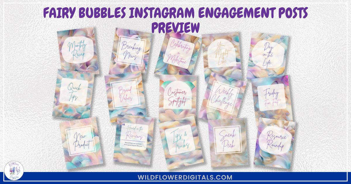 mockup of instagram engagement posts