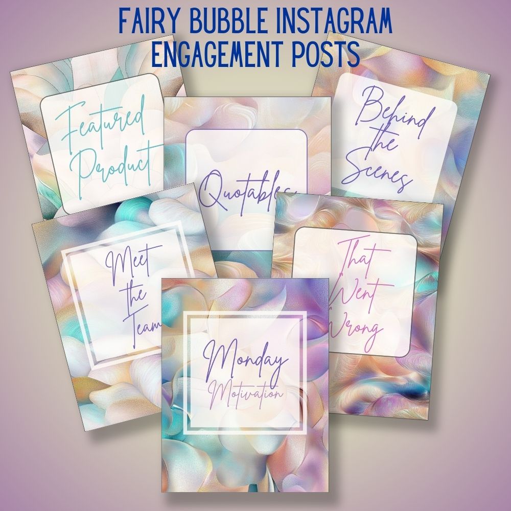 mockup of instagram engagement posts