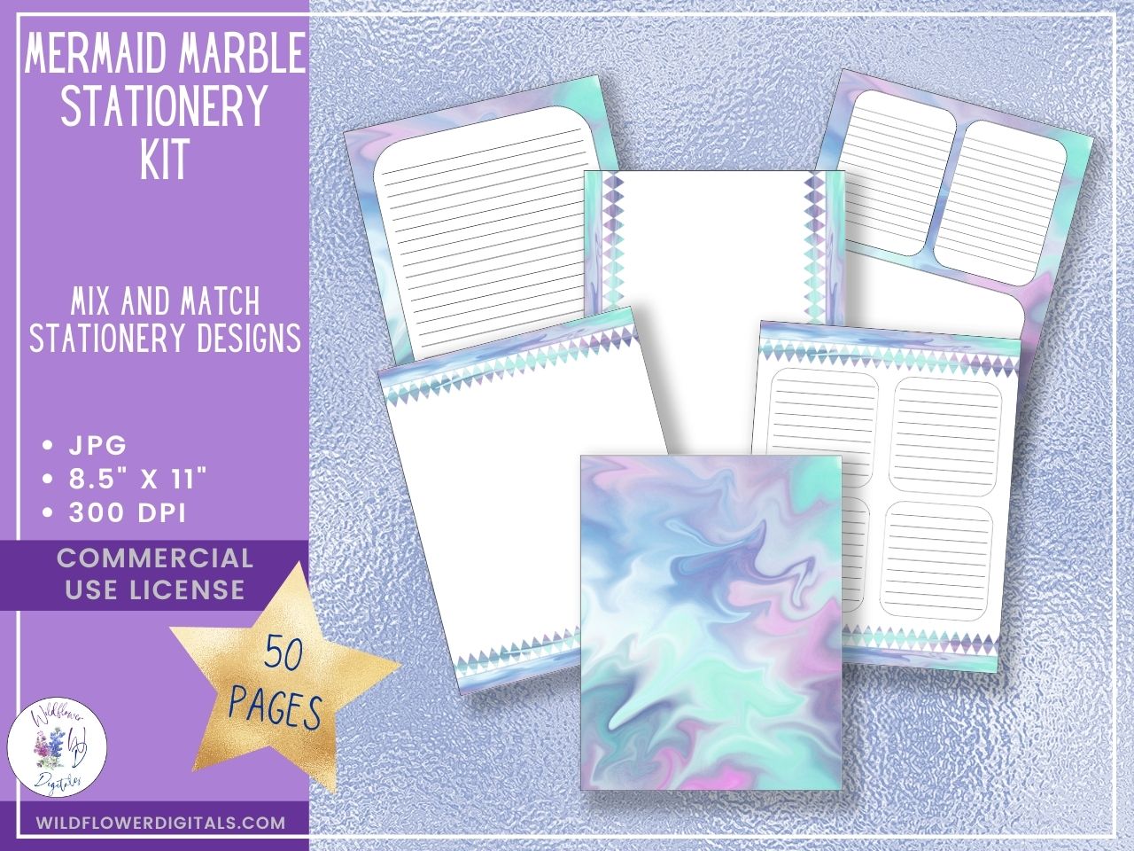 mockup of stationery kit mix and match stationery designs