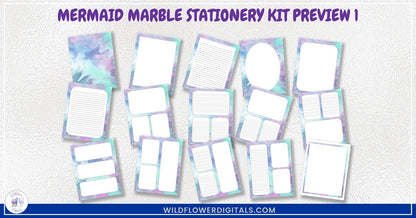 mockup of stationery kit mix and match stationery designs
