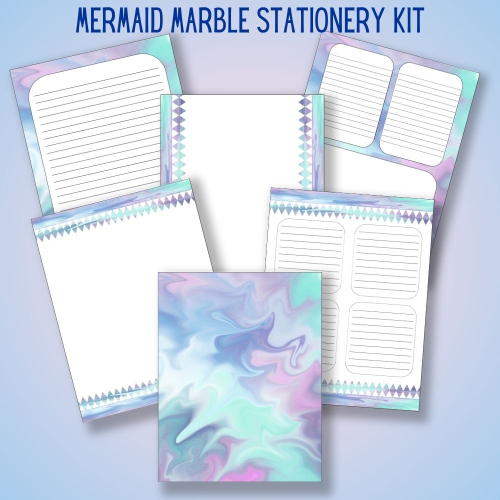 mockup of stationery kit mix and match stationery designs