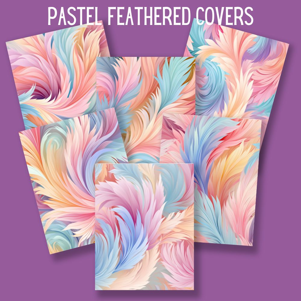 Pastel Feathered Frames Bundle - DPA