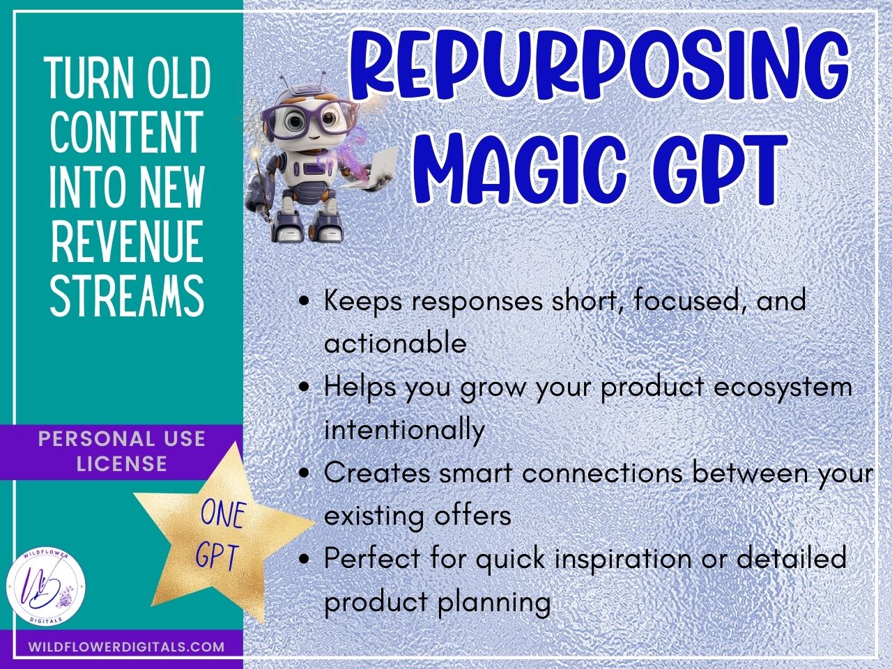 mockup of repurposing coach gpt product repurposing business productivity