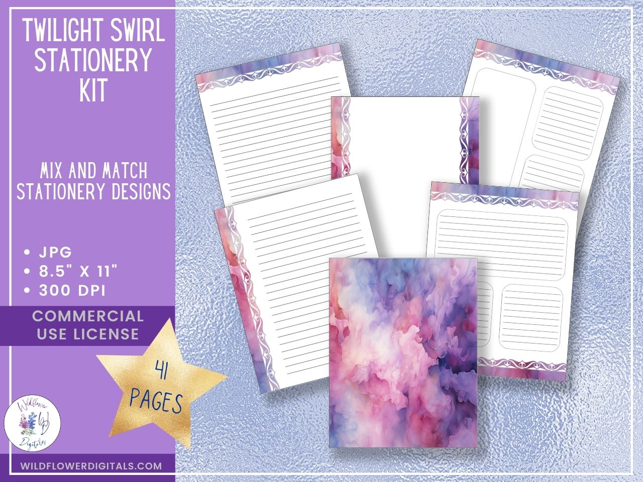 mockup of stationery kit mix and match stationery designs