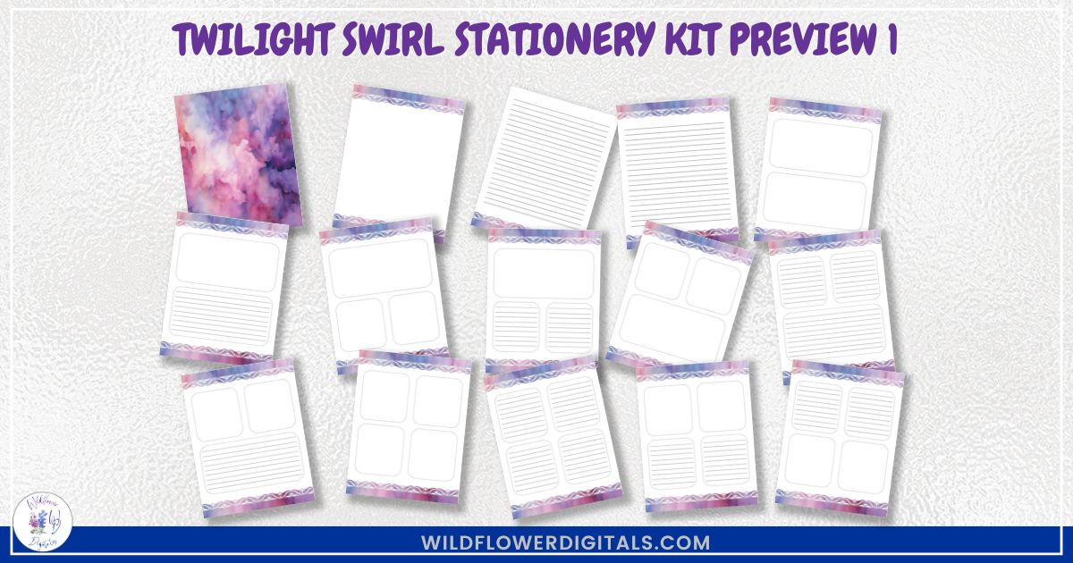 mockup of stationery kit mix and match stationery designs