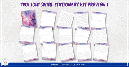 mockup of stationery kit mix and match stationery designs