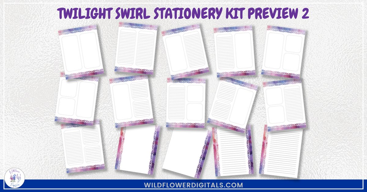 mockup of stationery kit mix and match stationery designs