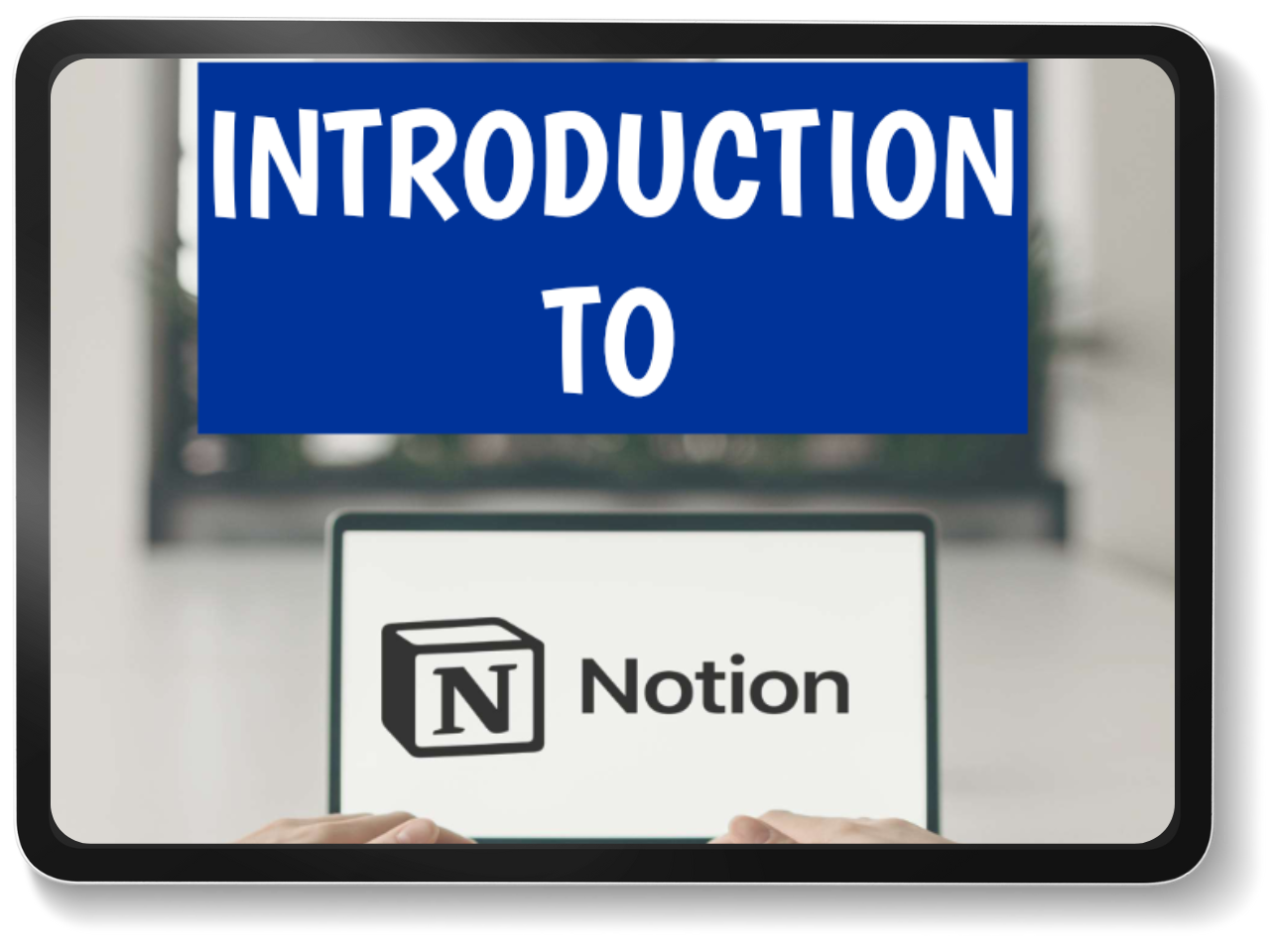 mockup of simple reading list notion template introduction guide